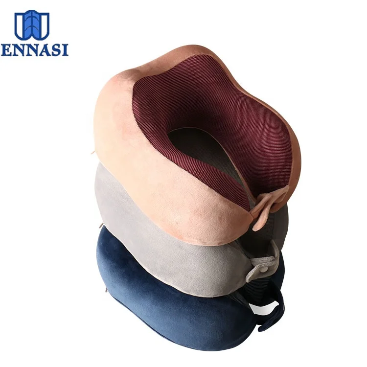 Neck Rest Pillow Soft Newly Airplane Car U Shape Memory Foam Travel CE 100% Polyester Adults Grade a 1 Pc/ PE Bag with No Logo