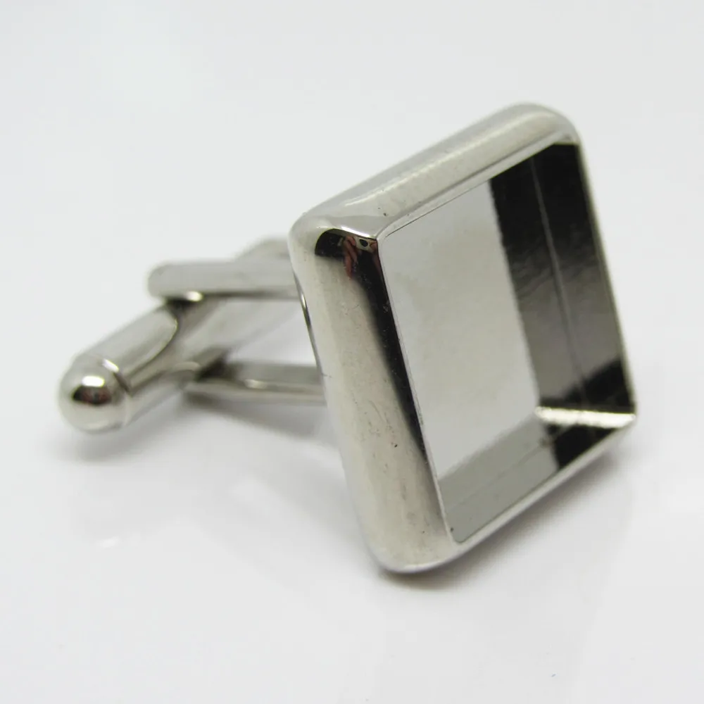 Factory wholesale custom design metal blank cufflink base