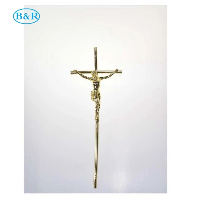 DP021Funeral coffin accessories plastic crucifix manufacturer