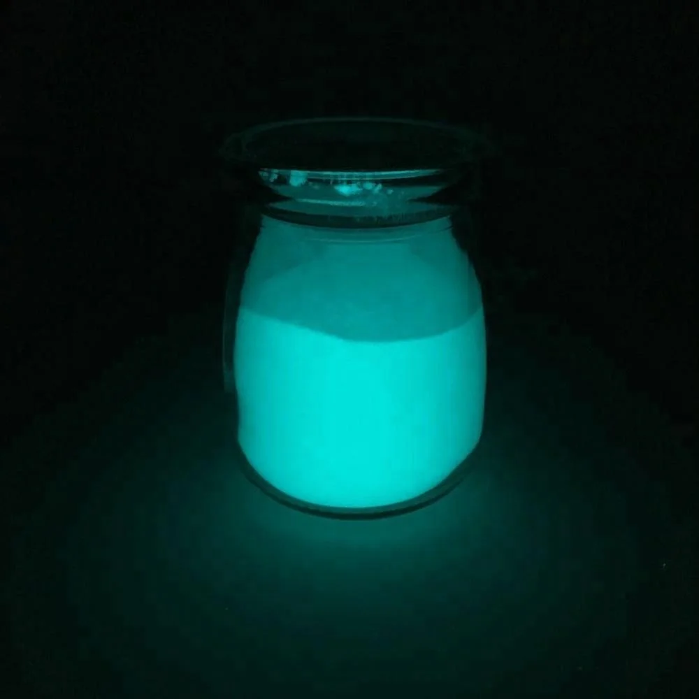 Blue-green Strontium Aluminate Phosphorescent Photoluminescent Pigment Glow in the Dark Powder for Injection Molding