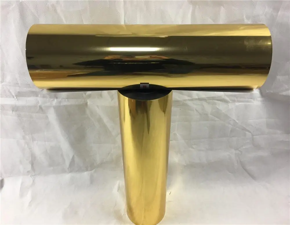 China sell CDN metallic heat transfer vinyl/metallized pet film roll