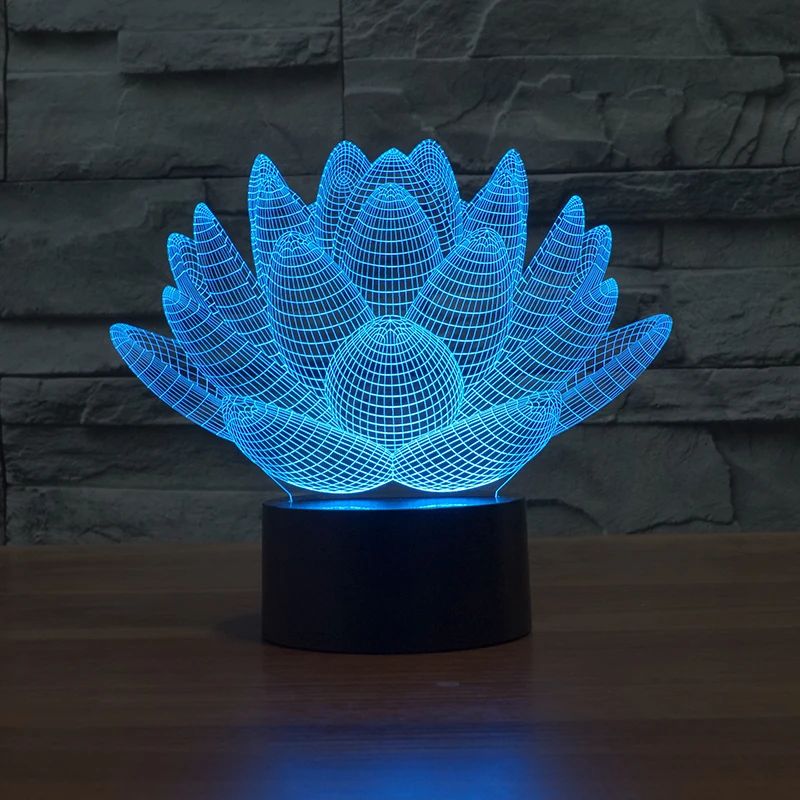 wholesale 3d effect night light ocean lava lamp for promotion gift FS-2995