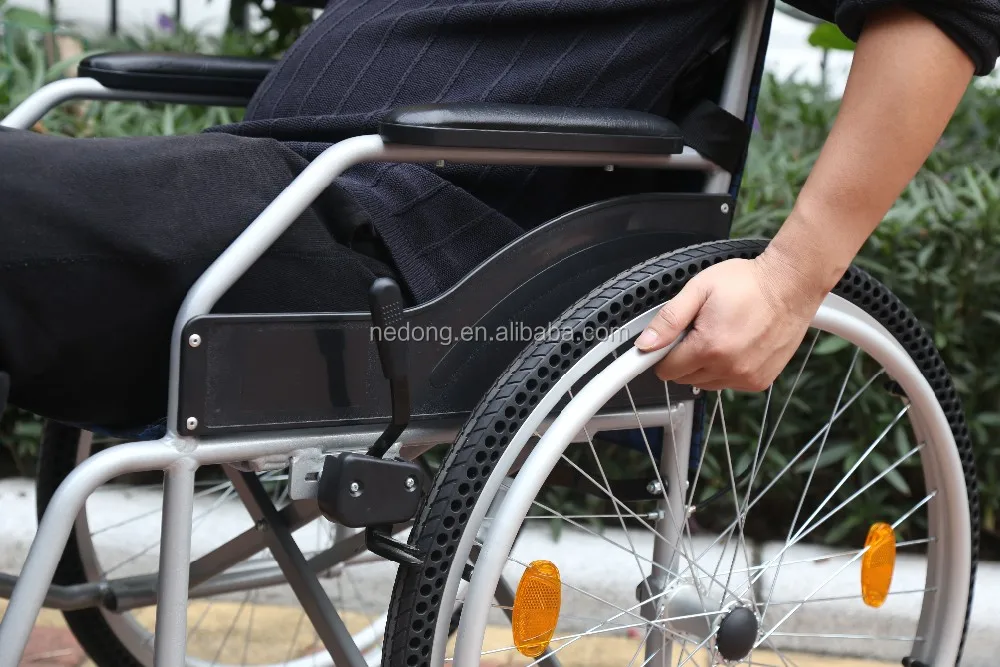 Nedong 24x1-3/8 suitable Manual Wheelchair Tires 24 inch Solid Airless Wheel Chair Tyre