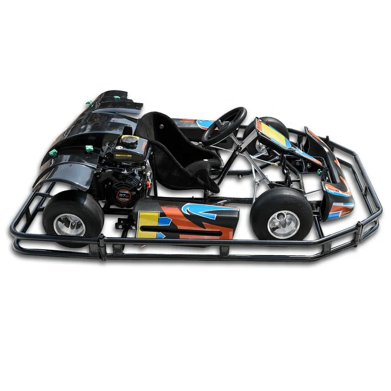 Amusement Park Small Mini Children Safe Electric Single Pedal Go Kart Gasoline 90CC for Kids Steel Tube Chain Drive KAILE,KAILE