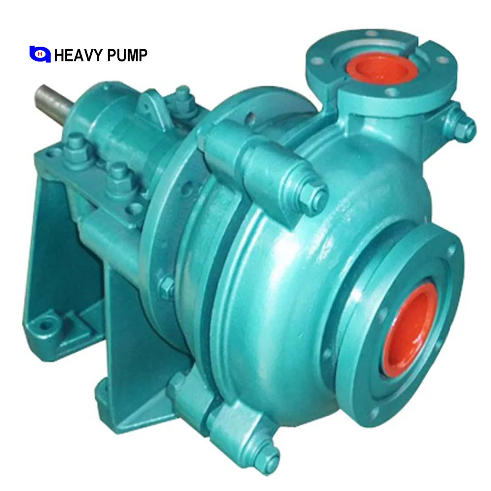 Factory supply 8 inch medium HS Slurry Pump rubber and metal linings cr 26 or rubber slurry pump