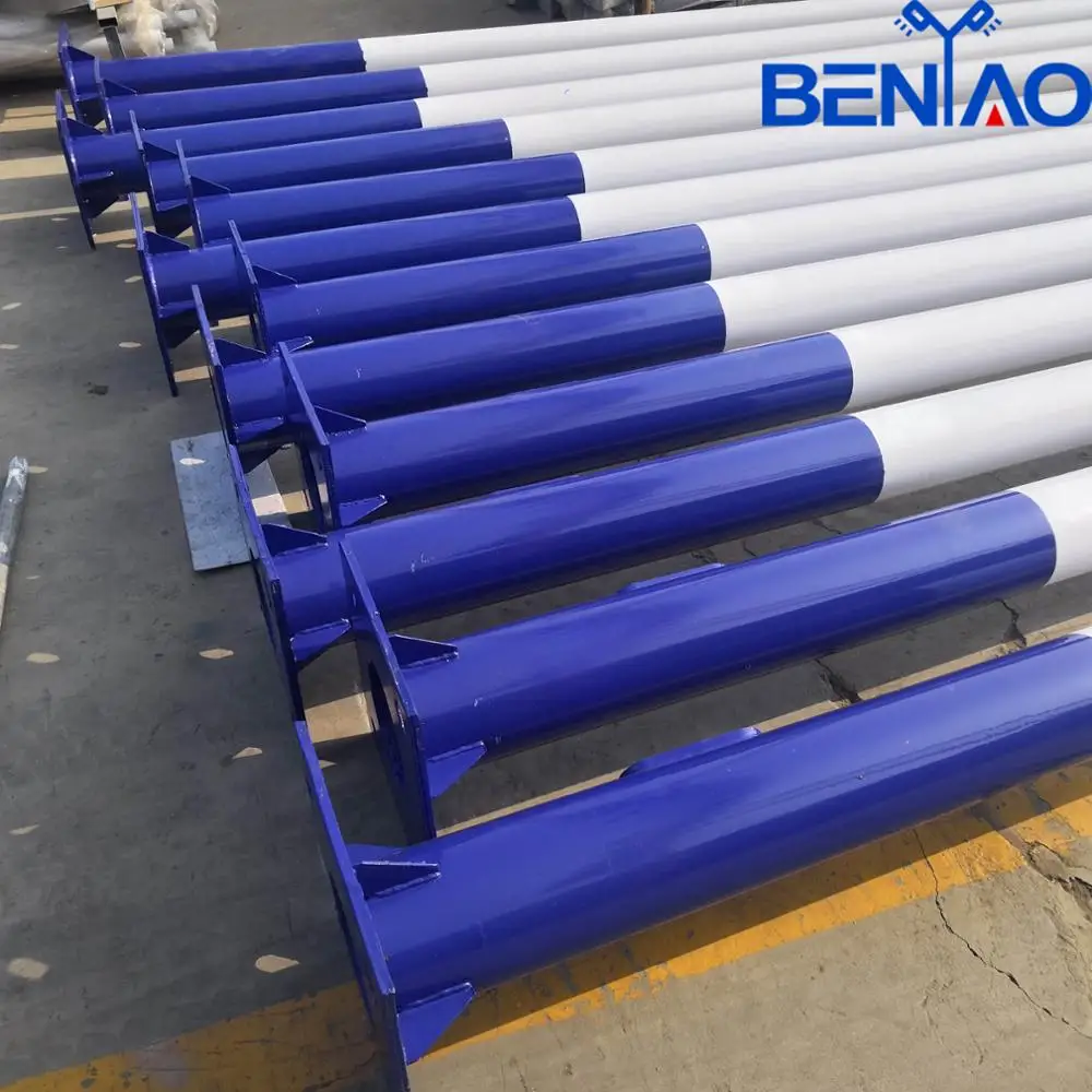 5 - 13 m led light pole double street lighting pole