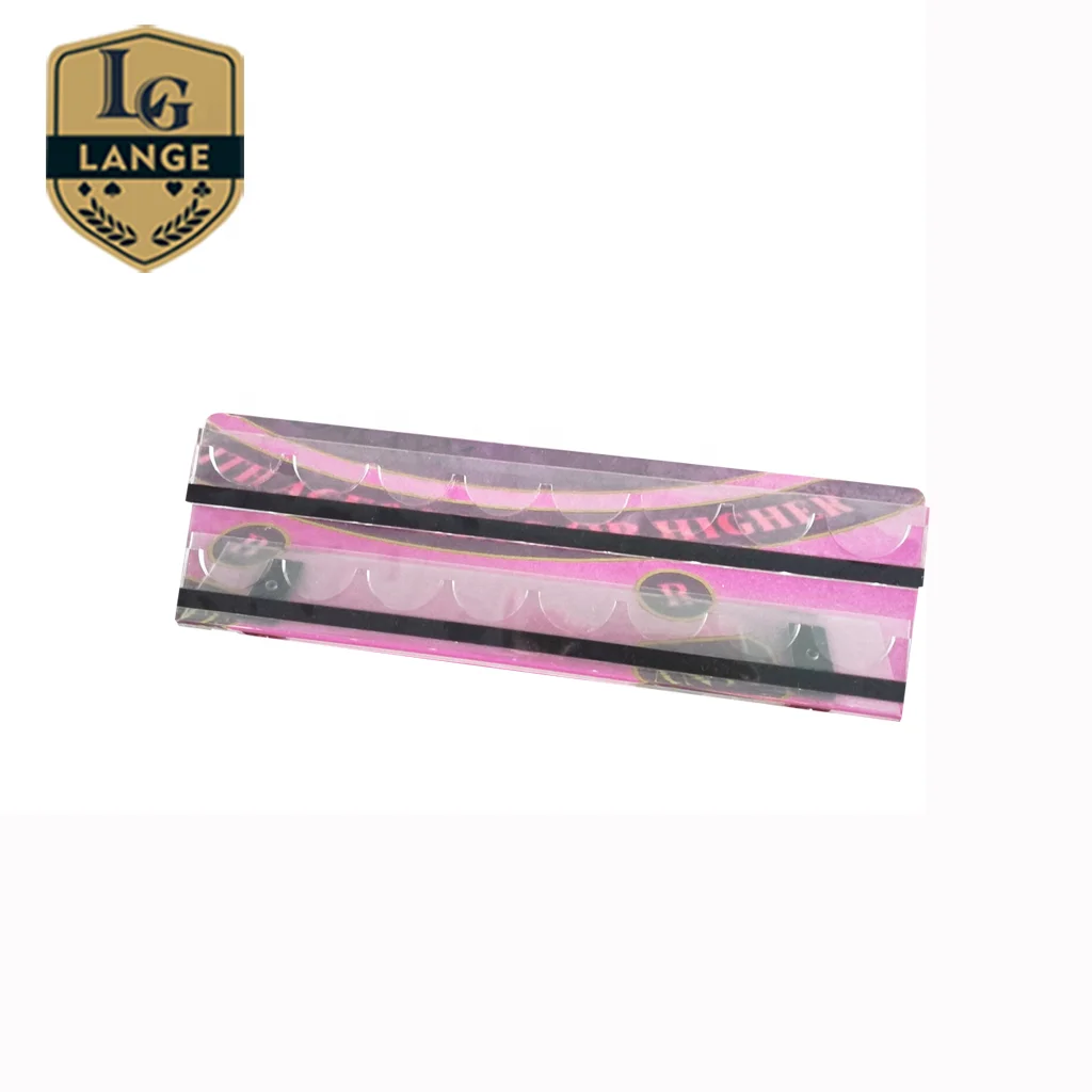 2 Rows 16pcs Crystal Clear Casino Set Baccarat Poker Chip Display Rack