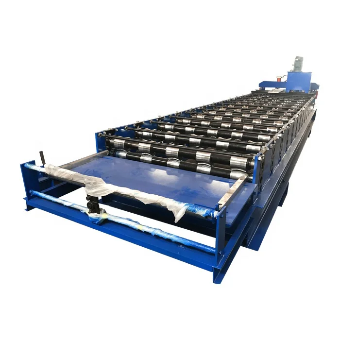Automatic roof panels tile roll forming making machine