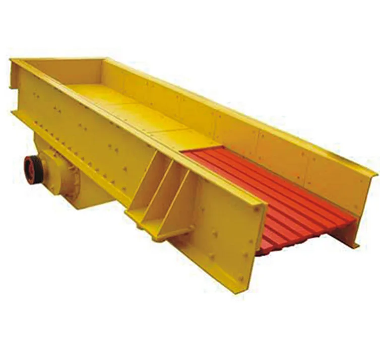 Mining zsw vibrating grizzly screen feeder with electric motor