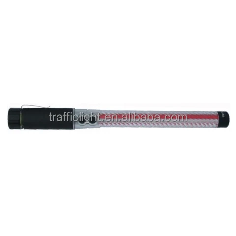 Red and Blue LED traffic wand can use as tactical baton