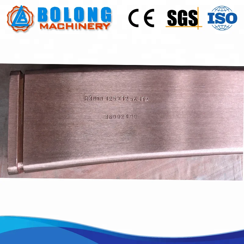 Copper tube mould for continuous caster for ccm