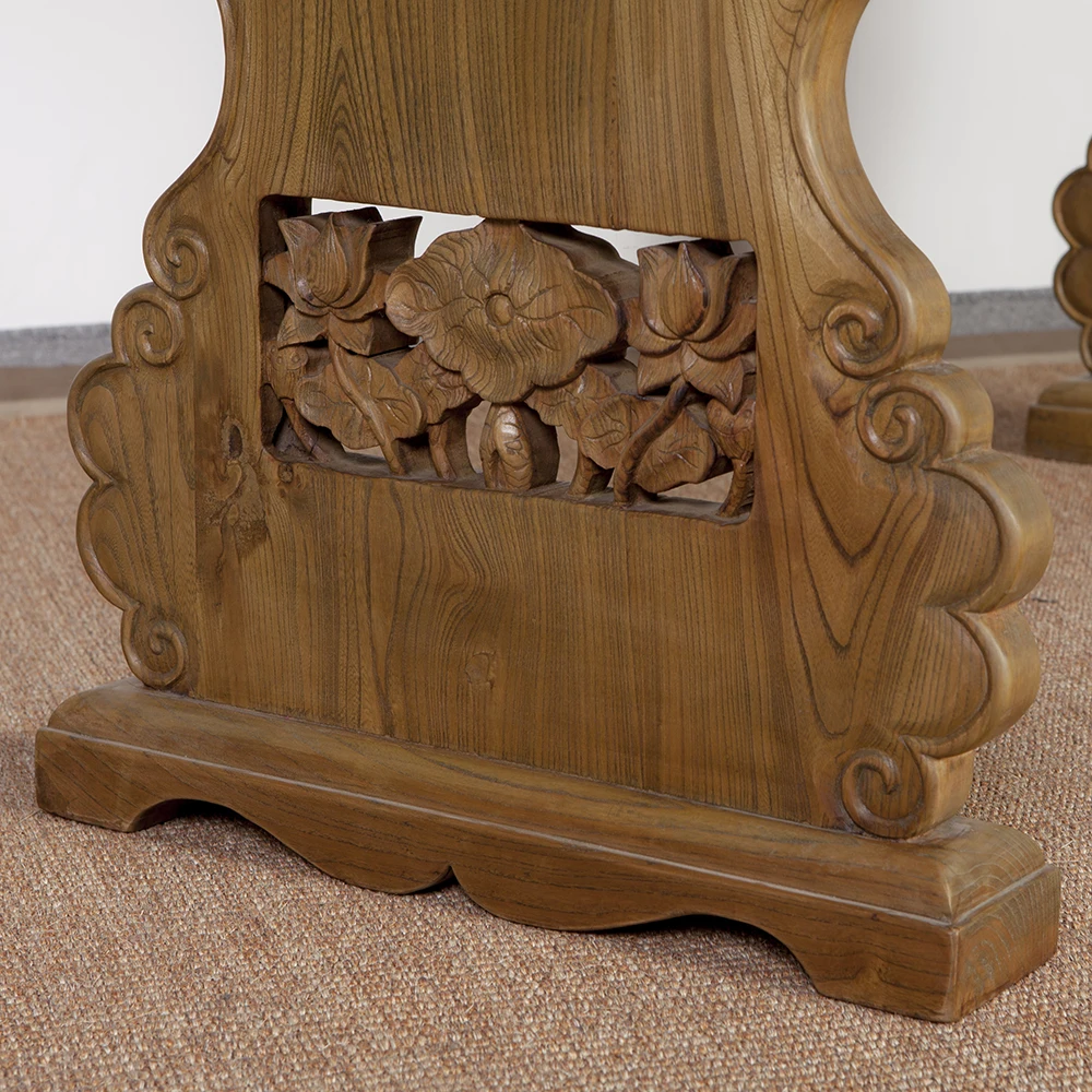 antique reproduction luxury carved wood chinese console table