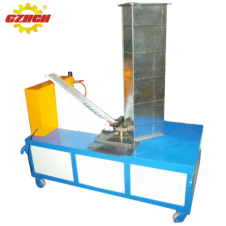 Square duct TDF flange corner installation machine, TDC flange corner installing machine for sale