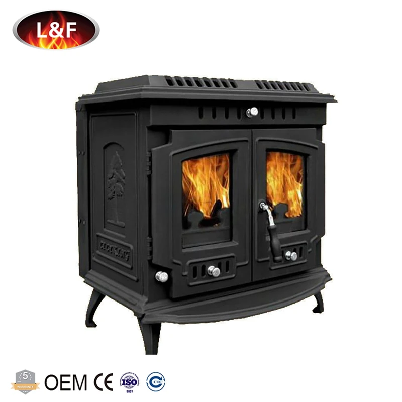 Unique Style Cast Iron Indoor Wood Burning Stove Water Heater Boiler
