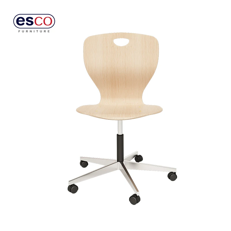 ESCO Woodenx-N plywood classroom chair with casters