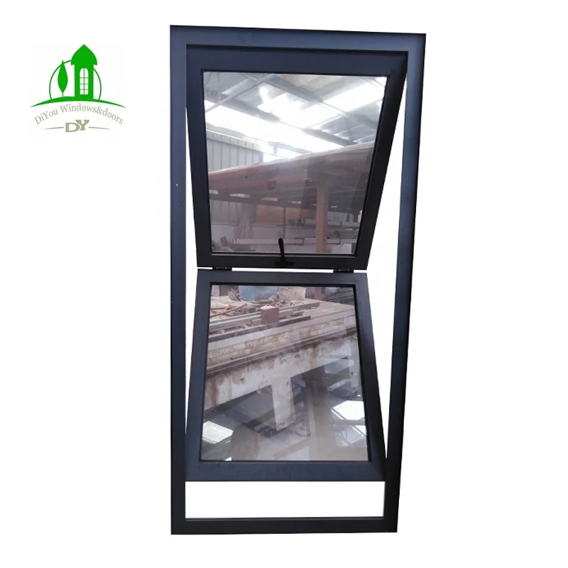 Aluminum Vertical Folding door and push up fold up window