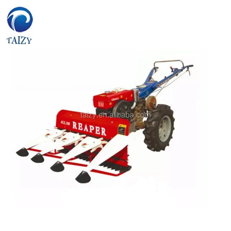 Power tiller reaper price of wheat rice harvester machine