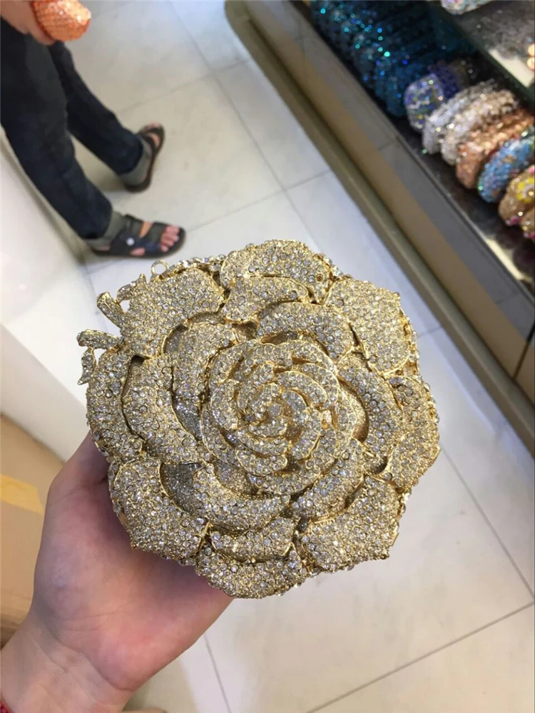 
DB710 bridale clutch bag crocodile leather clutch purse 