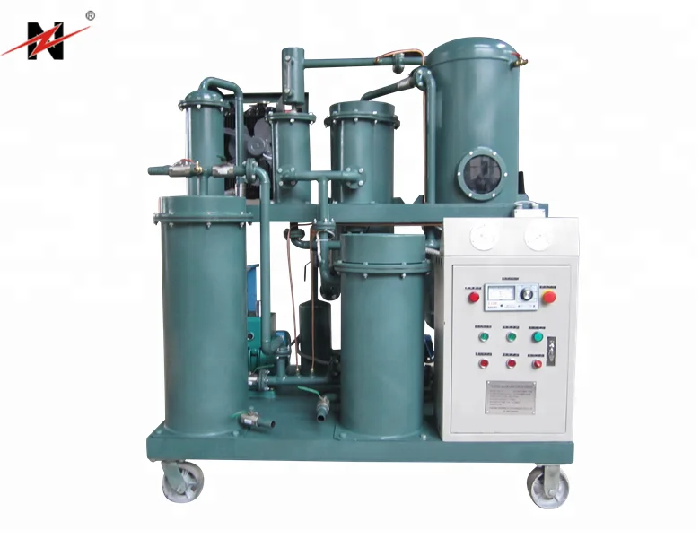 Multi function vacuum lubricant oil filtration system hydraulic oil filter machine