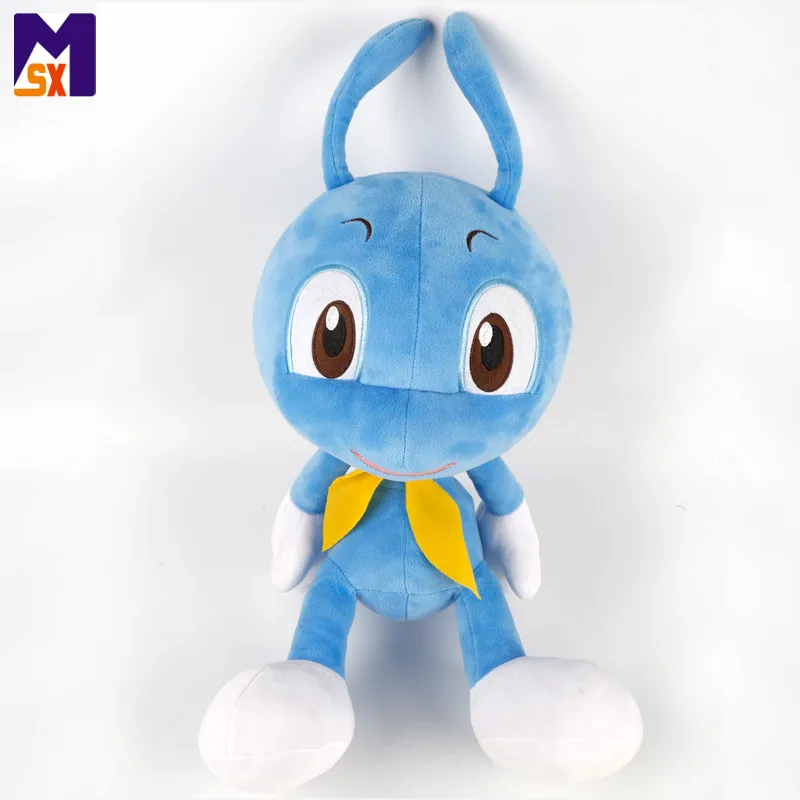 High quality custom size stuffed insect blue soft ant plush toy