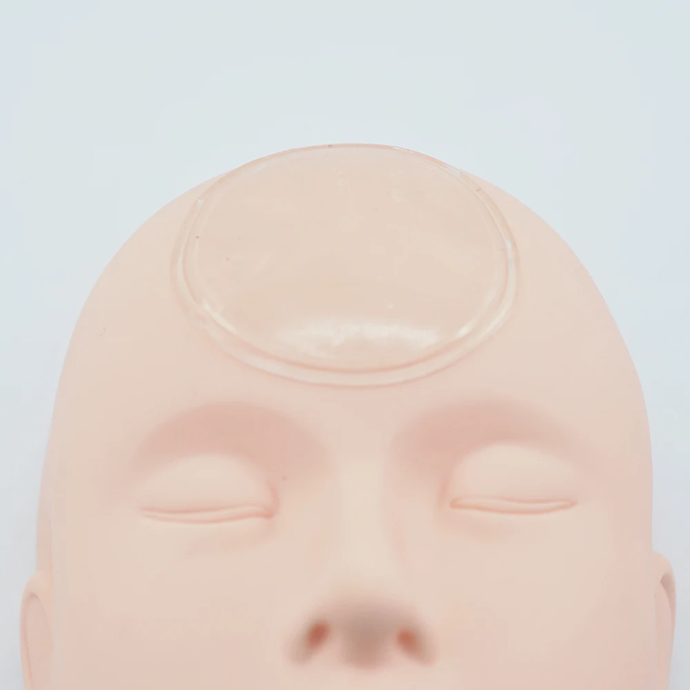 
Wholesale Training Mannequin Flat Head Practice Make Up Model Eyelash Extensions Closed Eyes lash Mannequin 