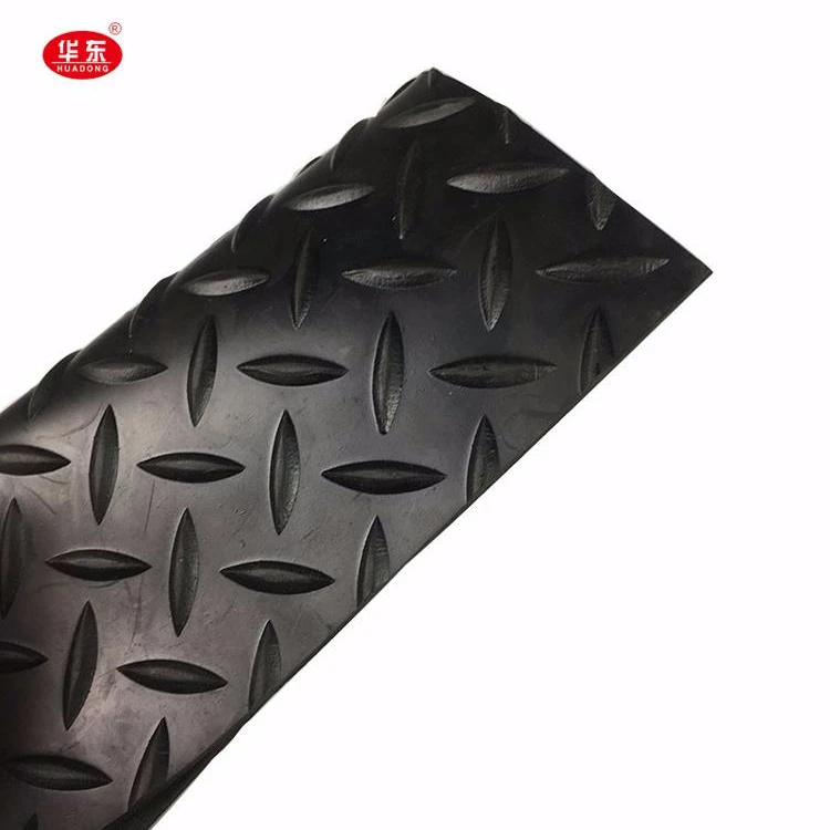 Anti-Slip Waterproof Abrasion Diamond and Willow leaf Pattern Rubber Sheet Mat Roll