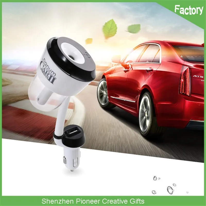NEW USB Car Fresh Refreshing ultrasonic Aroma mist car diffuser humidifier
