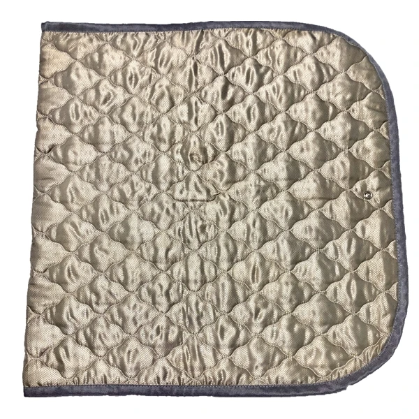 Silver Fiber Fabric Grounding Mat Cushion With Connection Wire, Earthing Grounding Mat