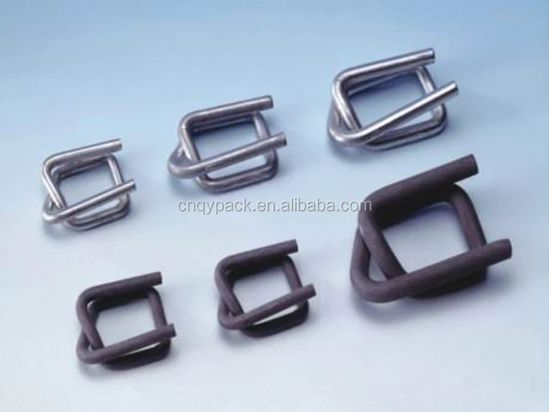Hot Sale  Phosphated Steel Wire Buckles for Packaging Polyester Strap