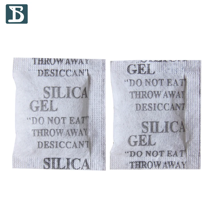 DMF Free 1g Nonwoven Packing Silica Gel Desiccant Packet For Garment
