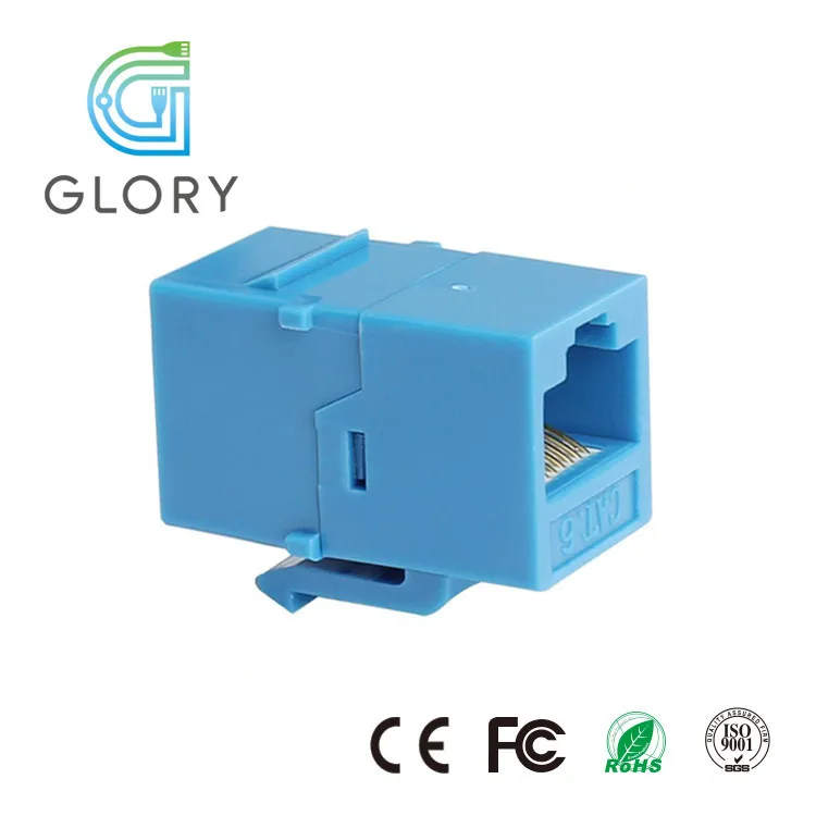 Лучшая цена разъем Ethernet Rj45 соединитель Cat6 RJ45 Женский