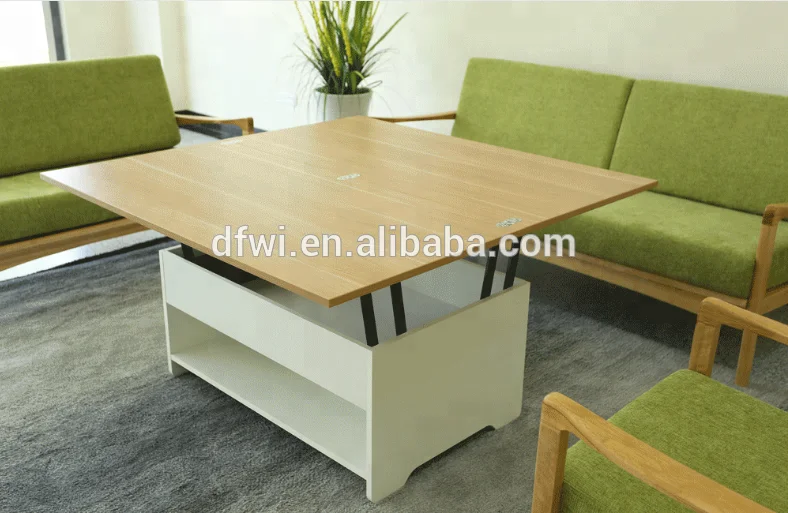 Living room furniture melamine board wooden fold End table coffee table