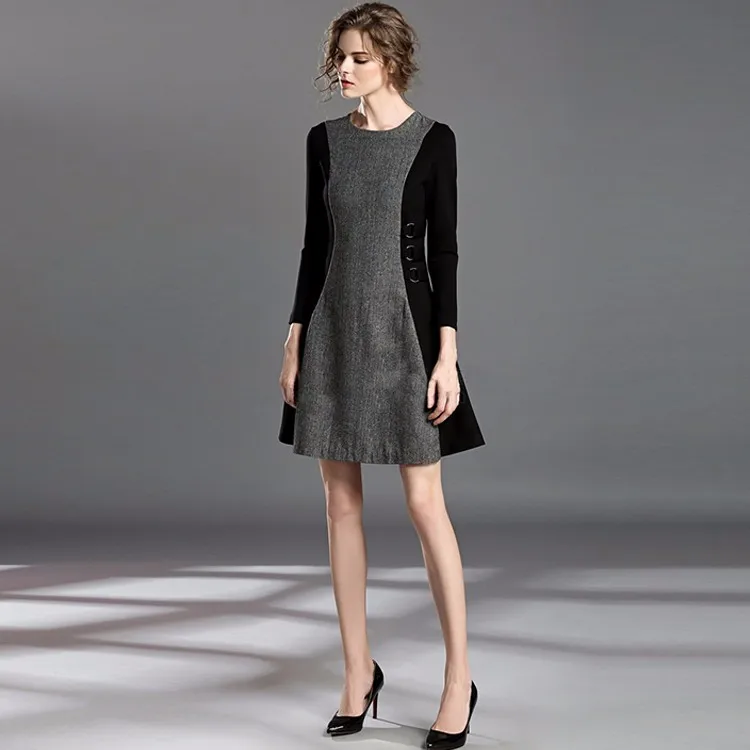 China Manufacturer Nice Quality Dress Women Winter