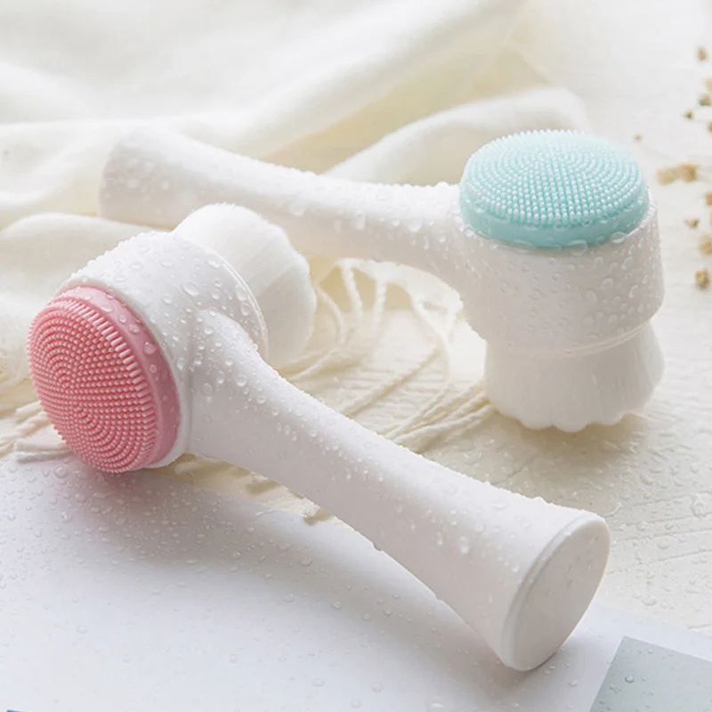 Skin Care Beauty Massage Silicone Electric Multifunctional Cleanser facial brush set facial cleansing brush