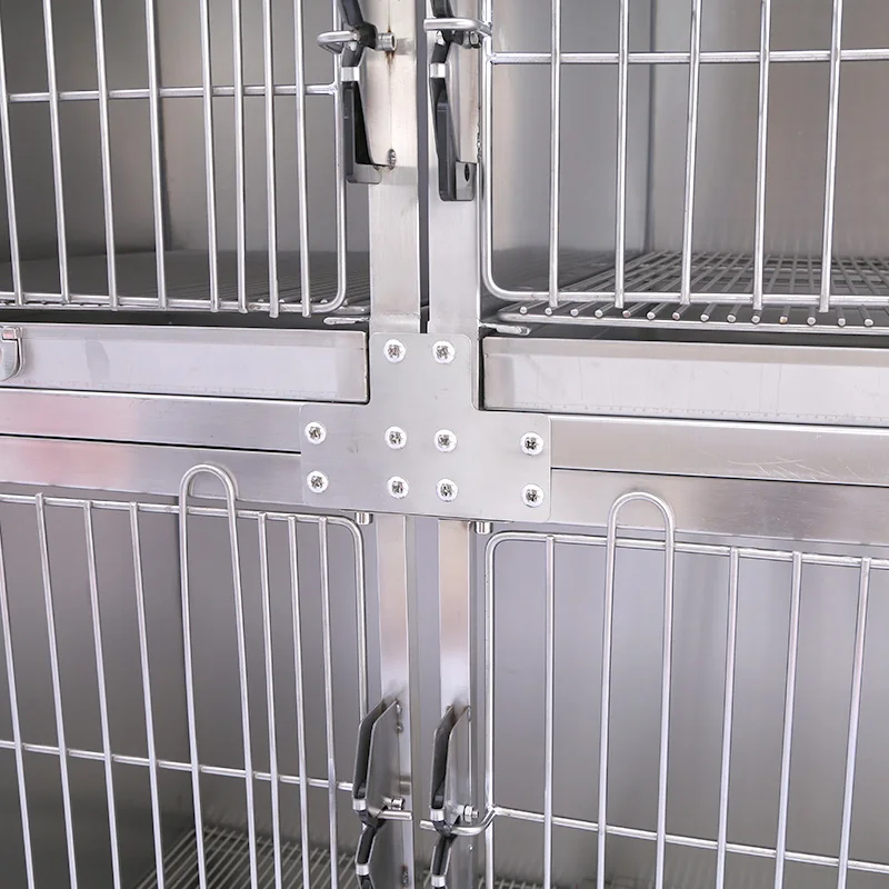 Wholesaler Pet Products Carriers Veterinary Equipment Stainless Steel pet cat cage