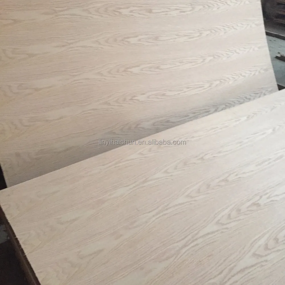 Red Oak wood Veneer for MDF board , plywood, particle board