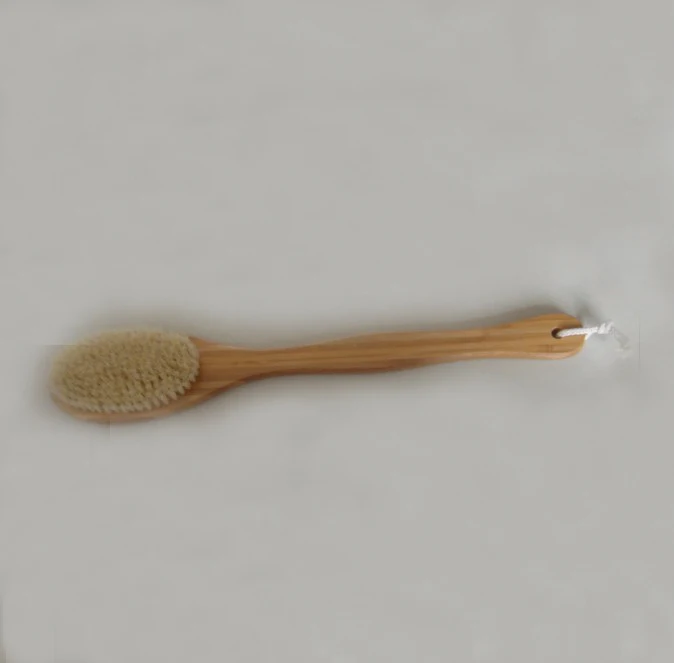 Many Styles High Quality Wood Bath Brush with Natural Pig Bristles and Professional Manufacturer
