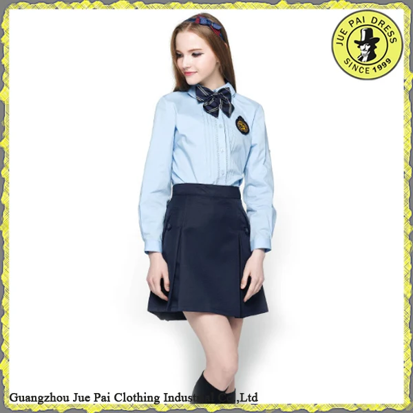 Wholesale School Uniform Shirts & Skirts School Uniforms Design for Public School Formal