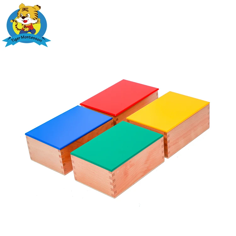 Wooden educational toy Montessori Materials AMI standard Knobless Cylinders (Set of 4)