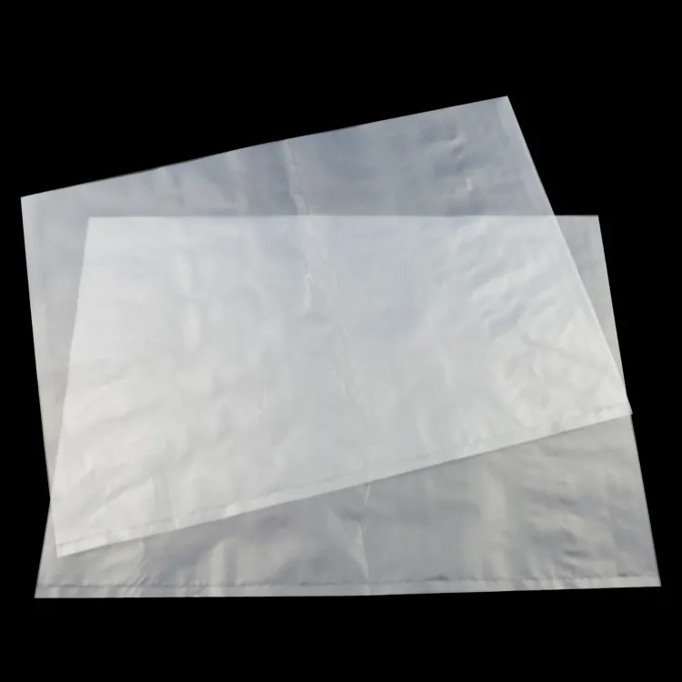Flat Open End Clear Plastic Poly Bags - For Proofing Bread Dough, Packaging Clothes, Shirts (Thin & Lightweight - Bags