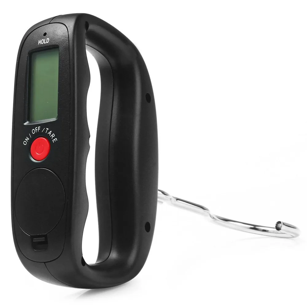Durable Pocket Portable 50kg/10g LCD Digital Electronic Hand Held Hook Belt Luggage Hanging Scale Backlight Balance Weighing