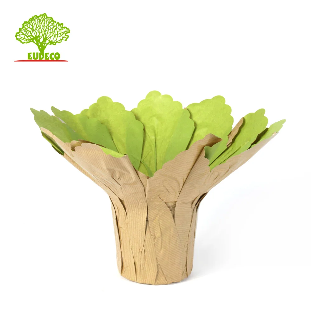 cheap Laminated printed kraft pot covers