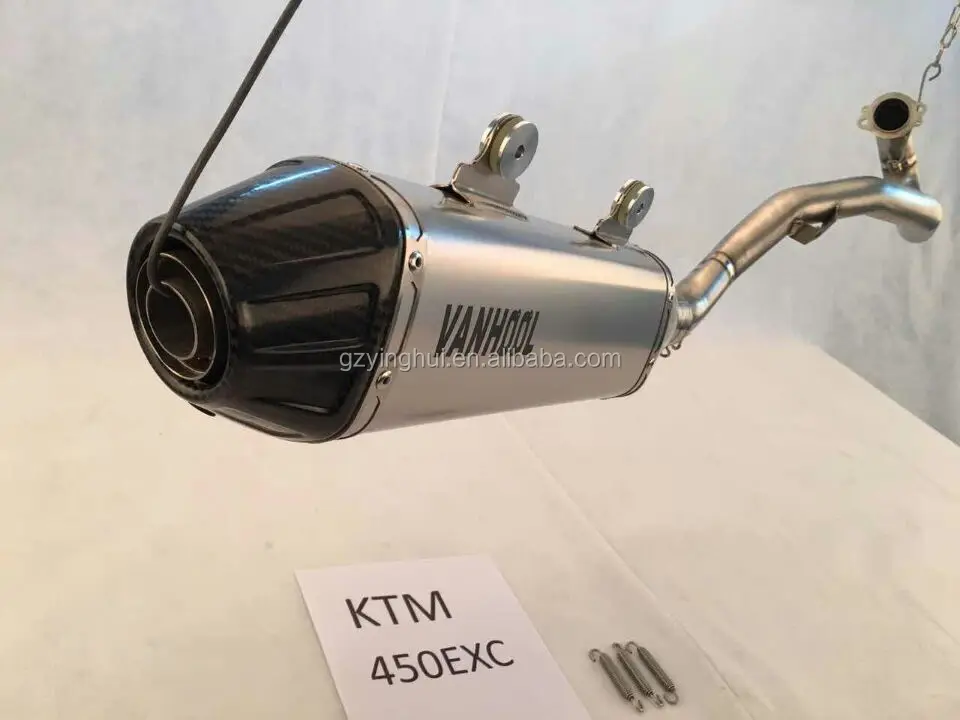 KTM450 EXC Motorcycle Complete Titanium Performance Exhaust System