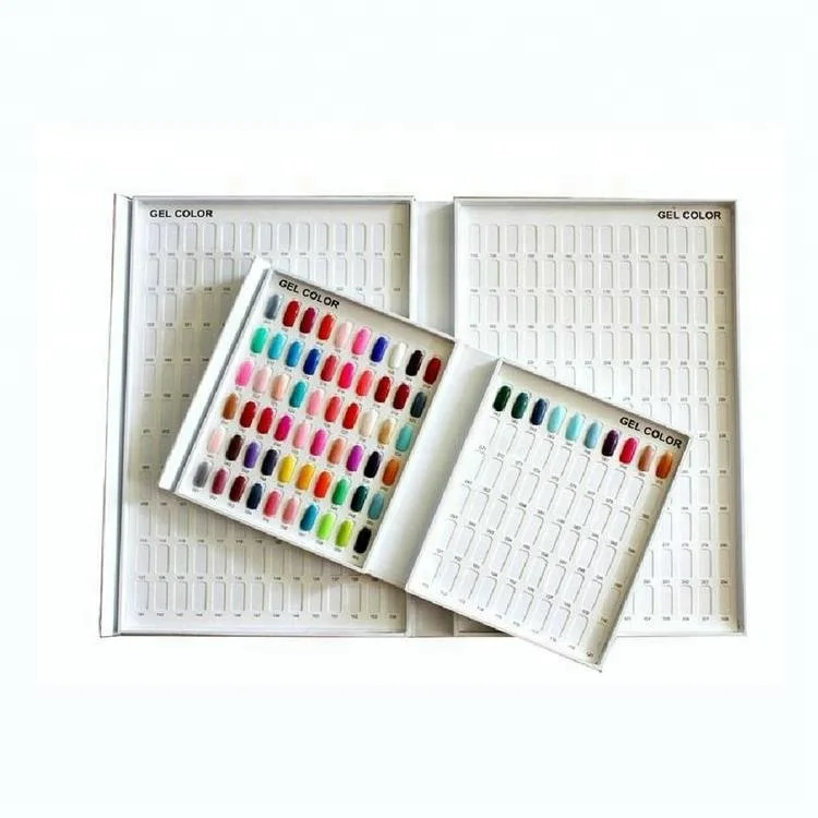 120/216 / 308 Gel Polish Colors Swatch Book For Nail Art Salon Color Chart Nail Gel Polish Display Book