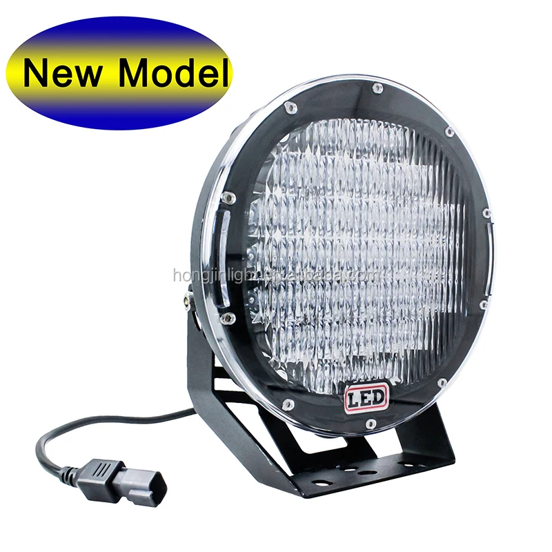 New design 9inch 185W Round crees LED Driving Light with DT connector spotlight floodlight for SUV Truck tractor led work lights