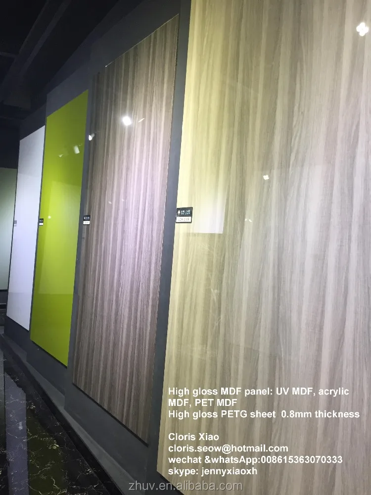 high gloss MDF panel/ acrylic mdf board or furniture fronts, 1220*2440mm