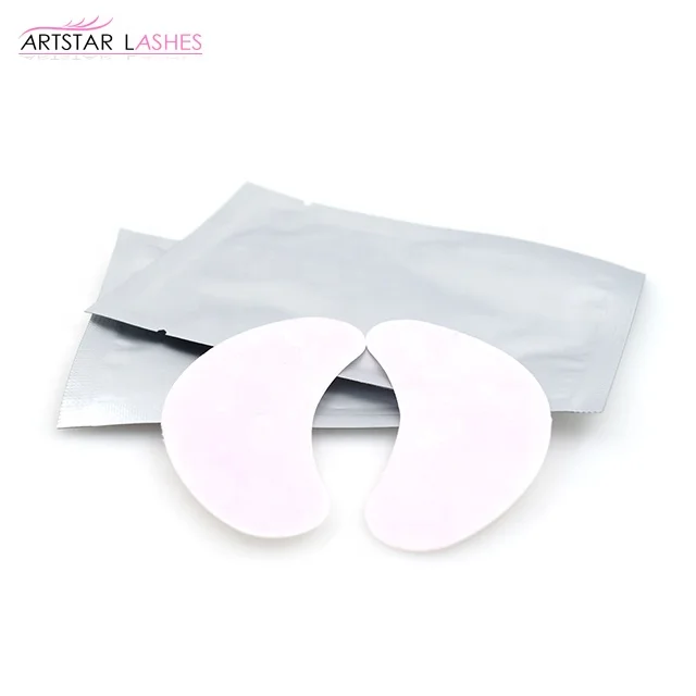 
High quality pink eye pad under eyelash pads for eyelash extension 