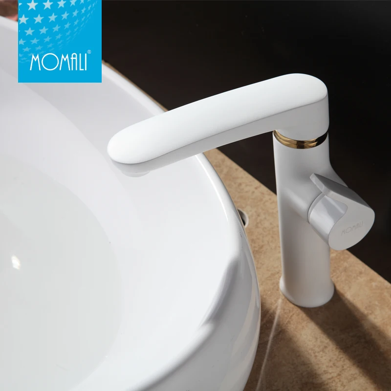 Интернет-магазины простой белый цвет ванной кран раковины имеют CE сертификации