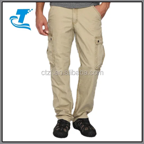 Мужские белые брюки с двойным коленом, рабочие повседневные брюки