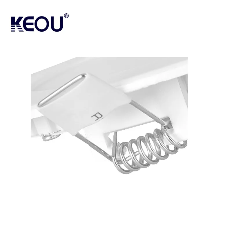 Тонкий светодиодный светильник с белой рамкой, 3 Вт, 6 Вт, 9 Вт, 12 Вт, 15 Вт, 18 Вт, 24 Вт, тонкий светодиодный светильник 6500K, круглый тонкий светодиодный светильник